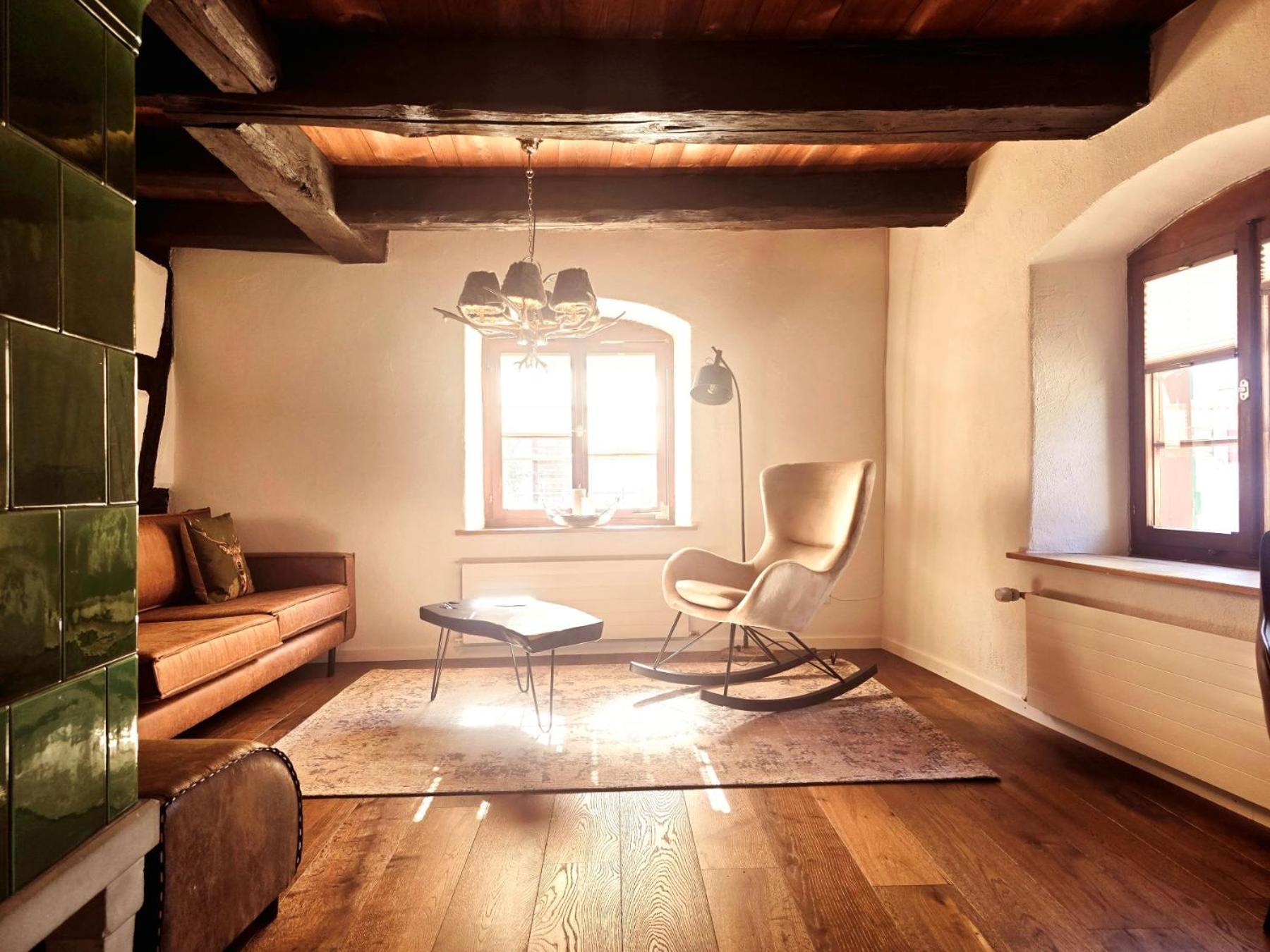 Chalet Happy Cow - Top Lage Naehe Bodensee, Rheinfall, Schaffhausen & Zuerich - Laendliche Idylle Mit Privat-Parkplatz Und Viel Komfort - 120M2 - 3 Stockwerke Ramsen エクステリア 写真
